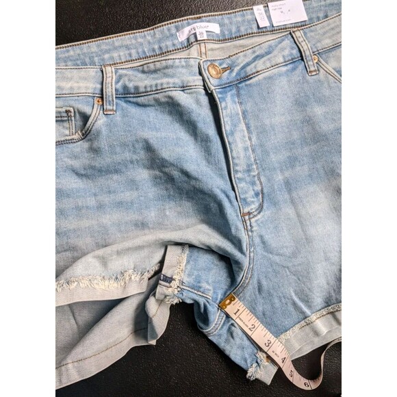 STS Blue Jean Shorts Blue Molly High Rise Cuffed Color Culbertson Size 36/22 - Picture 5 of 13